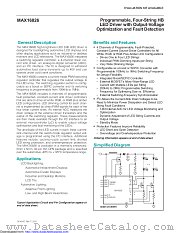 MAX16826ATJ/VY+ datasheet pdf MAXIM - Dallas Semiconductor