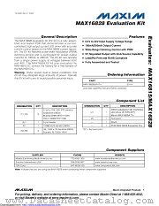 MAX16828EVKIT datasheet pdf MAXIM - Dallas Semiconductor