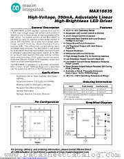 MAX16835ATE/V+T datasheet pdf MAXIM - Dallas Semiconductor