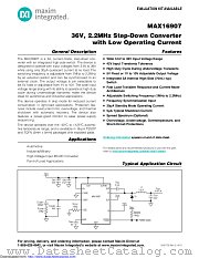 MAX16907SAUE+ datasheet pdf MAXIM - Dallas Semiconductor