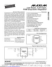 MAX1692EUB+TG069 datasheet pdf MAXIM - Dallas Semiconductor