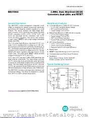 MAX16922ATPF/V+T datasheet pdf MAXIM - Dallas Semiconductor