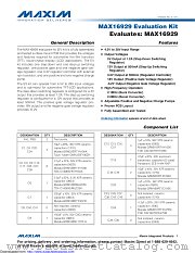 MAX16929EVKIT# datasheet pdf MAXIM - Dallas Semiconductor