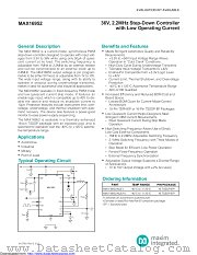 MAX16952AUE/V+T datasheet pdf MAXIM - Dallas Semiconductor