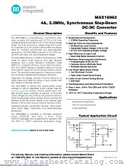 MAX16962EVKIT# datasheet pdf MAXIM - Dallas Semiconductor