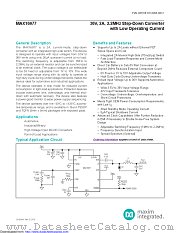 MAX16977SAUE/V+T datasheet pdf MAXIM - Dallas Semiconductor