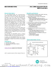 MAX16992ATCC/V+T datasheet pdf MAXIM - Dallas Semiconductor