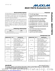 MAX17007AEVKIT datasheet pdf MAXIM - Dallas Semiconductor