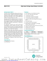 MAX17019 datasheet pdf MAXIM - Dallas Semiconductor