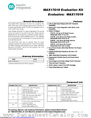 MAX17019EVKIT+ datasheet pdf MAXIM - Dallas Semiconductor