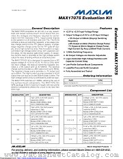 MAX17075EVKIT datasheet pdf MAXIM - Dallas Semiconductor
