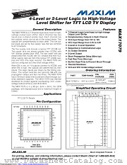 MAX17079GTL+G0Y datasheet pdf MAXIM - Dallas Semiconductor