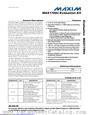 MAX17094EVKIT+ datasheet pdf MAXIM - Dallas Semiconductor