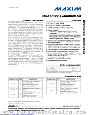 MAX17100EVKIT datasheet pdf MAXIM - Dallas Semiconductor