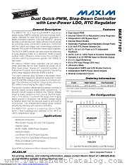 MAX17101ETJ+T datasheet pdf MAXIM - Dallas Semiconductor