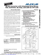 MAX17103ETJ+ datasheet pdf MAXIM - Dallas Semiconductor