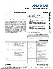 MAX17122EVKIT datasheet pdf MAXIM - Dallas Semiconductor