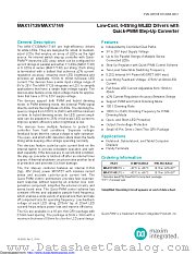 MAX17149ETE+ datasheet pdf MAXIM - Dallas Semiconductor