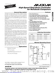 MAX1714AEEP+ datasheet pdf MAXIM - Dallas Semiconductor