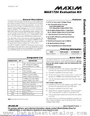 MAX1724EVKIT+ datasheet pdf MAXIM - Dallas Semiconductor