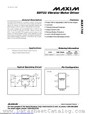 MAX1749EUK+T datasheet pdf MAXIM - Dallas Semiconductor