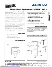 MAX17491GTA+T datasheet pdf MAXIM - Dallas Semiconductor
