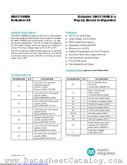 MAX17498BBEVKIT# datasheet pdf MAXIM - Dallas Semiconductor
