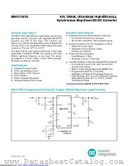 MAX17541GUEVKIT# datasheet pdf MAXIM - Dallas Semiconductor