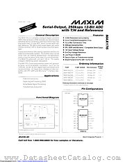 MAX176AMLP/883B datasheet pdf MAXIM - Dallas Semiconductor
