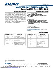 MAX17603EVKIT# datasheet pdf MAXIM - Dallas Semiconductor