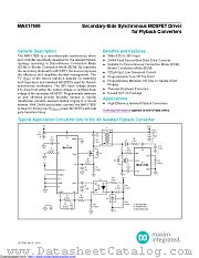 MAX17606AZT+ datasheet pdf MAXIM - Dallas Semiconductor
