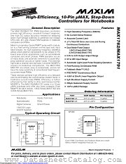 MAX1791EUB+ datasheet pdf MAXIM - Dallas Semiconductor