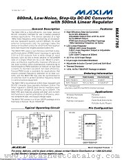 MAX1765EEE+T datasheet pdf MAXIM - Dallas Semiconductor