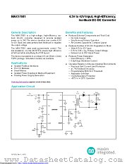 MAX17681AATB+ datasheet pdf MAXIM - Dallas Semiconductor