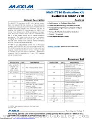 MAX17710EVKIT# datasheet pdf MAXIM - Dallas Semiconductor