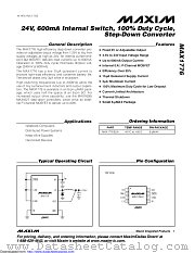 MAX1776EUA+T datasheet pdf MAXIM - Dallas Semiconductor