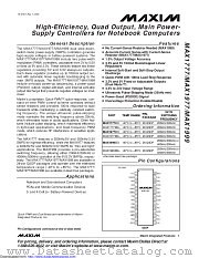 MAX1999EEI+T datasheet pdf MAXIM - Dallas Semiconductor