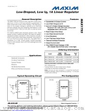MAX1793EUE33/V+ datasheet pdf MAXIM - Dallas Semiconductor