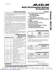 MAX1799EVCMAXQU datasheet pdf MAXIM - Dallas Semiconductor