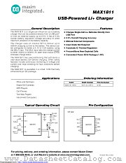 MAX1811ESA-T datasheet pdf MAXIM - Dallas Semiconductor