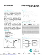 MAX1837EUT33+ datasheet pdf MAXIM - Dallas Semiconductor