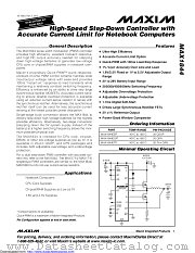 MAX1844ETP datasheet pdf MAXIM - Dallas Semiconductor