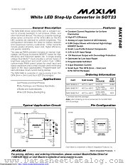 MAX1848ETA+ datasheet pdf MAXIM - Dallas Semiconductor