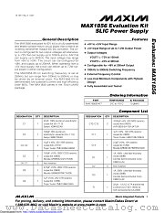 MAX1856EVKIT# datasheet pdf MAXIM - Dallas Semiconductor
