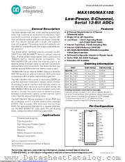 MAX188CCWP+ datasheet pdf MAXIM - Dallas Semiconductor