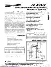 MAX1873REEE+ datasheet pdf MAXIM - Dallas Semiconductor