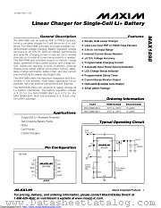 MAX1898EUB41+ datasheet pdf MAXIM - Dallas Semiconductor