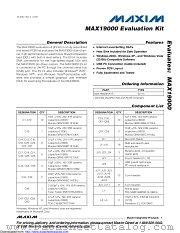 MAX19000EVKIT datasheet pdf MAXIM - Dallas Semiconductor