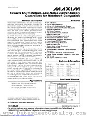 MAX1901ETJ+ datasheet pdf MAXIM - Dallas Semiconductor