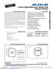 MAX1910EUB+ datasheet pdf MAXIM - Dallas Semiconductor